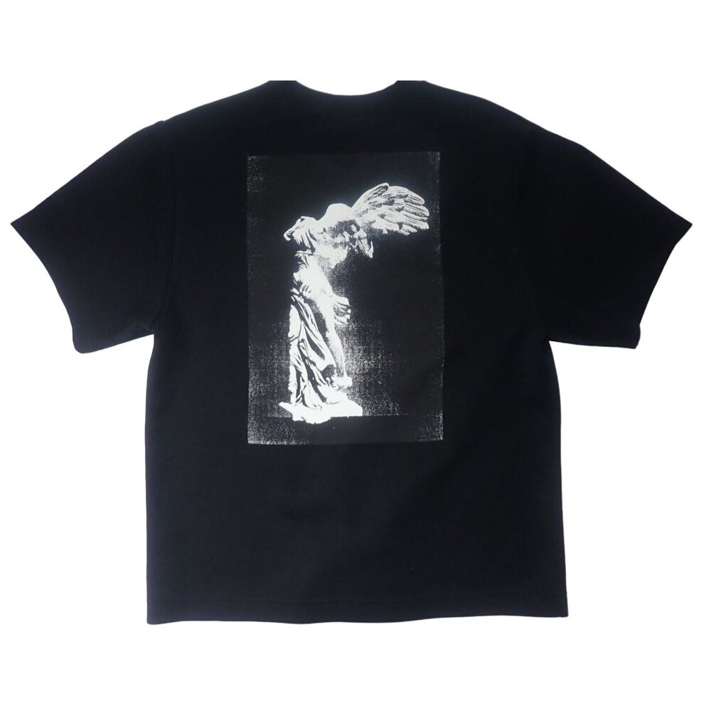 Nike Black T-Shirt with White Angel Graphic